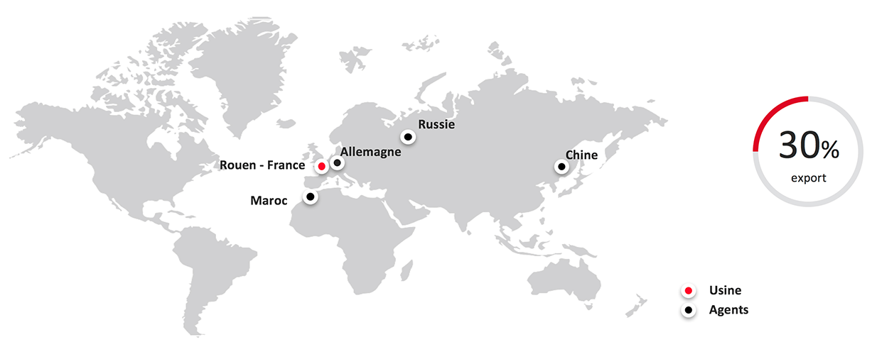 Masselin: carte de présence à l'international