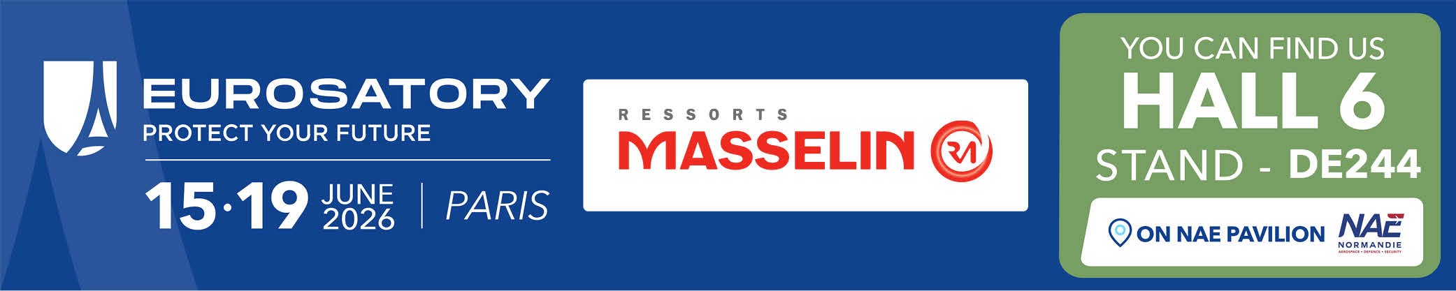Ressorts Masselin exposera à Eurosatory 2026
